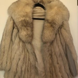 Vintage SilverFox coat/ jacket.  Excellent condition custom created.